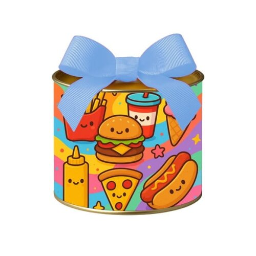 Tubo Lata Metalizada 7x10 Fast Food