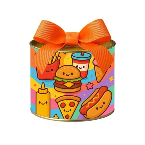 Tubo Lata Metalizada 7x10 Fast Food
