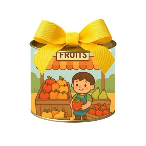 Tubo Lata Metalizada 7x10 Feira de Frutas