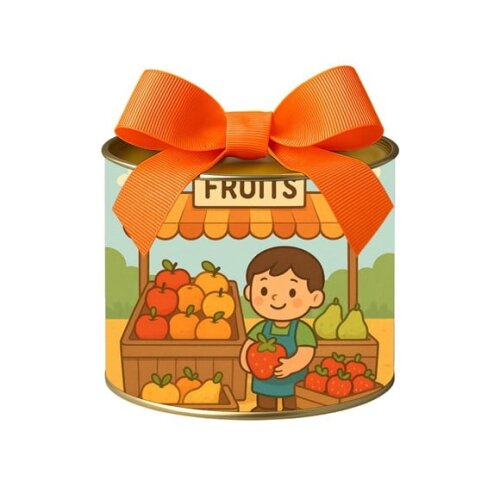 Tubo Lata Metalizada 7x10 Feira de Frutas