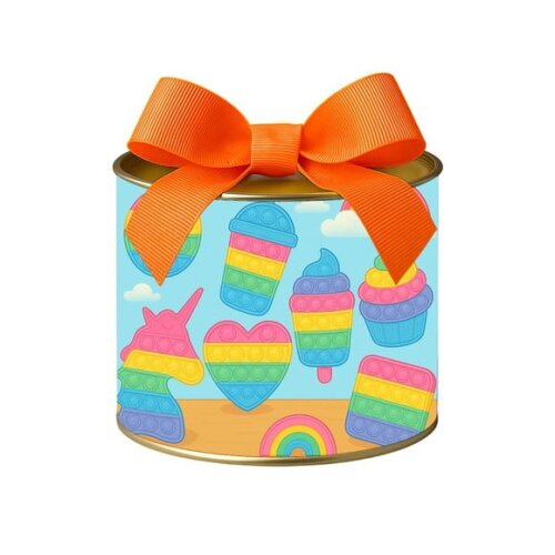 Tubo Lata Metalizada 7x10 Fidget Toys