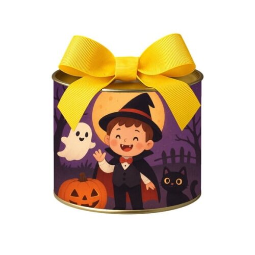 Tubo Lata Metalizada 7x10 Halloween