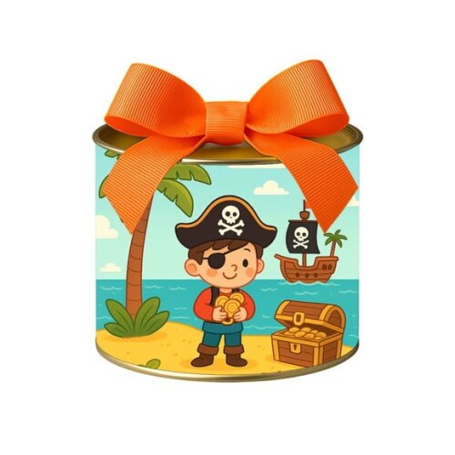 Tubo Lata Metalizada 7x10 Ilha Pirata