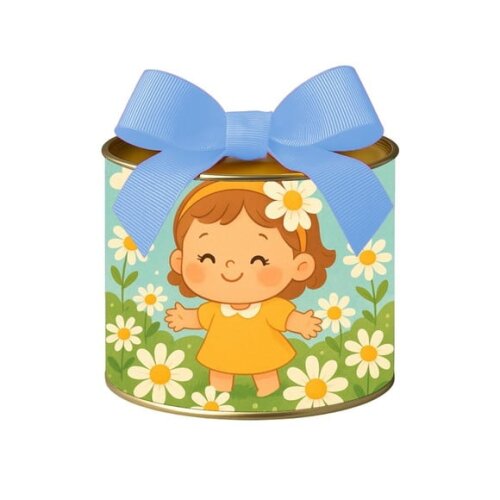 Tubo Lata Metalizada 7x10 Jardim das Margaridas