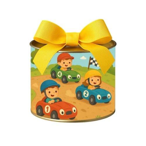 Tubo Lata Metalizada 7x10 Kart Infantil