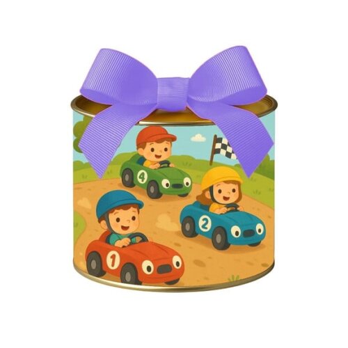 Tubo Lata Metalizada 7x10 Kart Infantil
