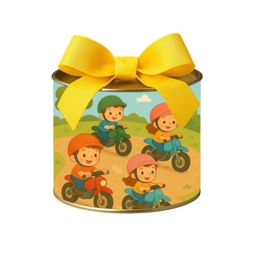 Tubo Lata Metalizada 7x10 Motocicletas Kids
