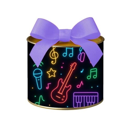 Tubo Lata Metalizada 7x10 Neon Musical