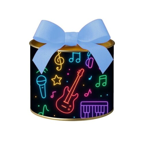 Tubo Lata Metalizada 7x10 Neon Musical