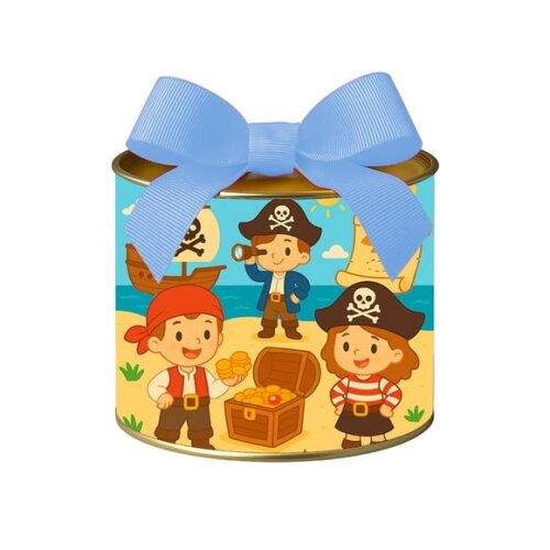 Tubo Lata Metalizada 7x10 Piratas