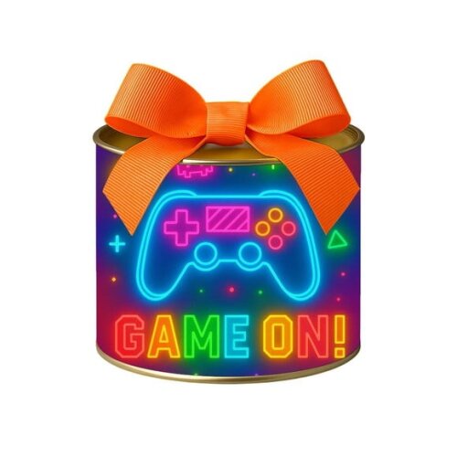 Tubo Lata Metalizada 7x10 Video Game Neon
