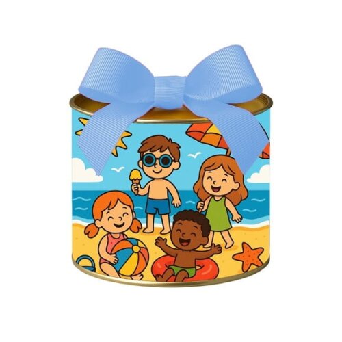 Tubo Lata Metalizada 7x10 Verão Divertido