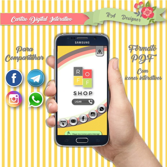 Cartão de Visitas Interativo - Profissional e Empresas