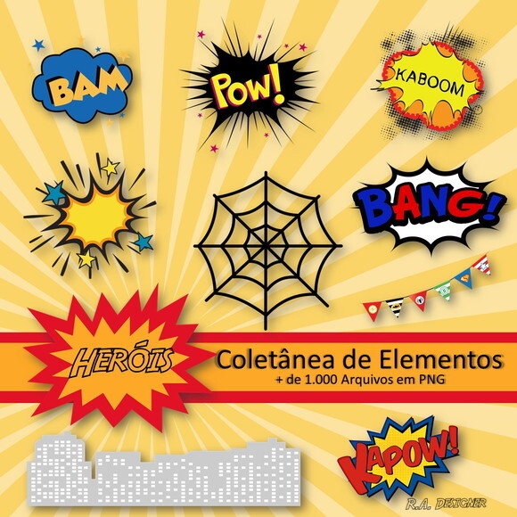 Coletânea de Elementos - Tema Heróis