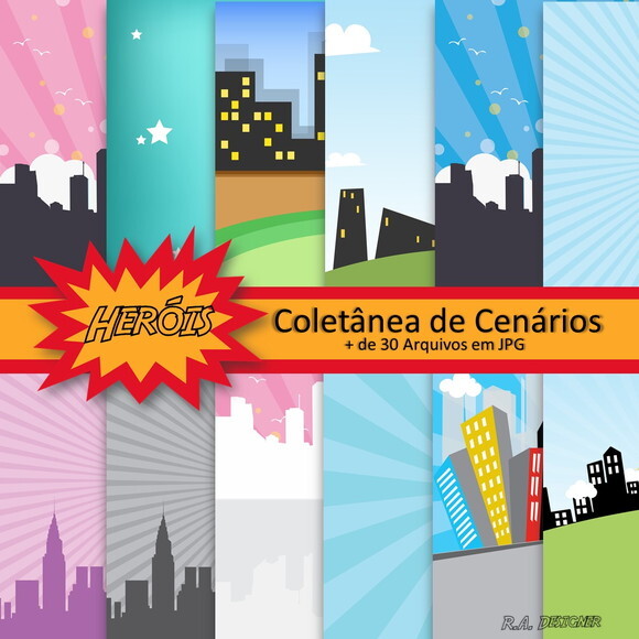 Coletânea de Cenários - Tema Heróis
