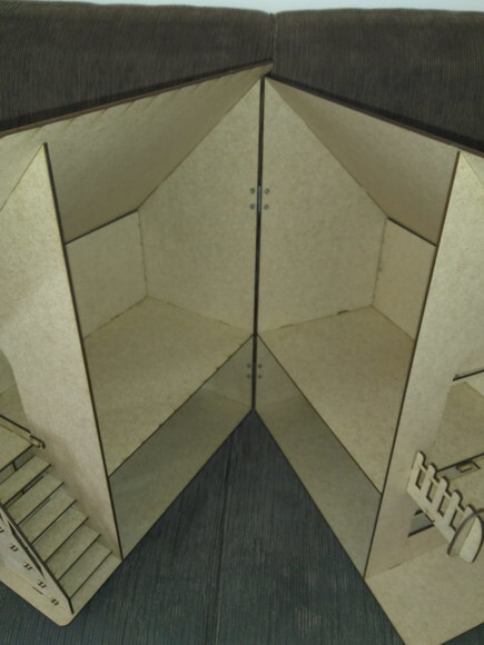 Casinha de Bonecas com Abertura em MDF
