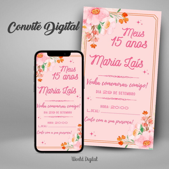 Convite Digital 15 Anos 02