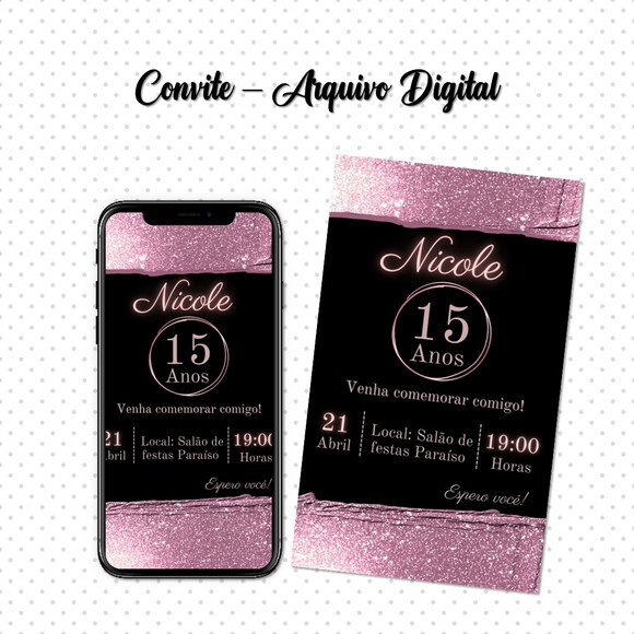 Convite Digital 15 Anos 04