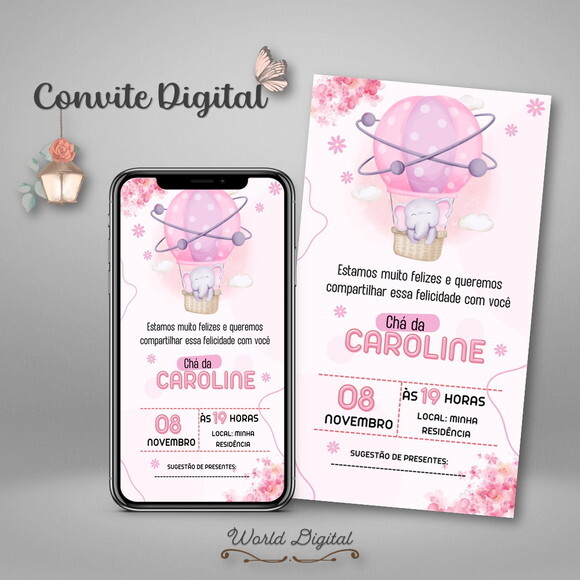 Convite Digital Balões 01