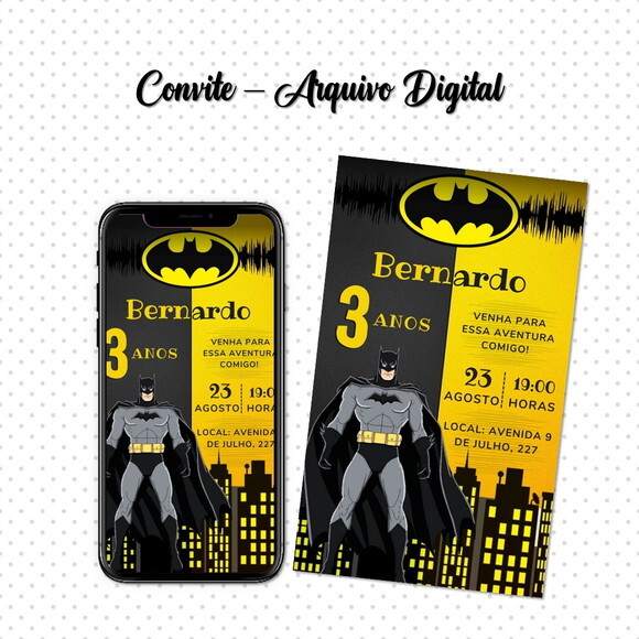 Convite Digital Batman 02