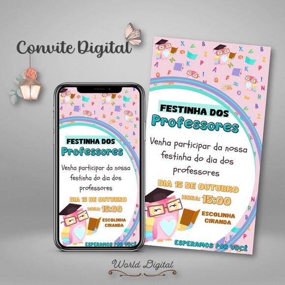 Convite Digital Dia dos Professores