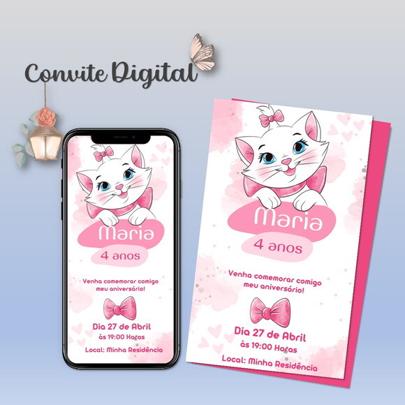 Convite Digital Gata Marie 01