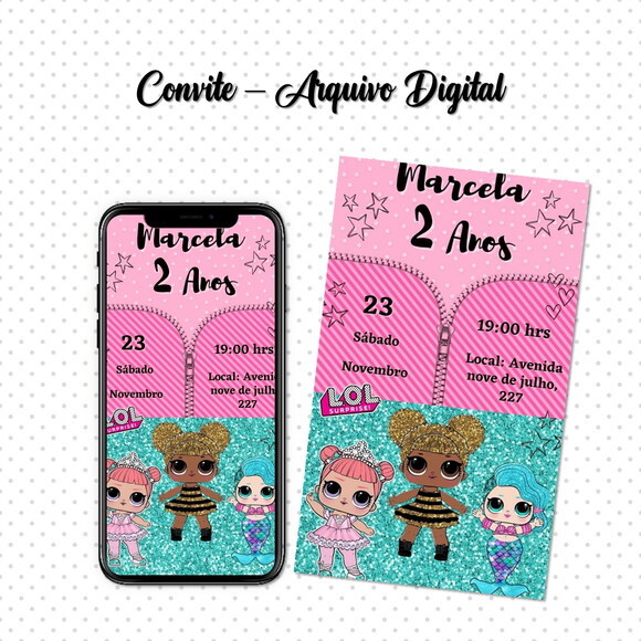 Convite Digital Lol Surprise 04