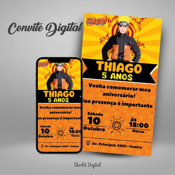 Convite Digital Naruto 03