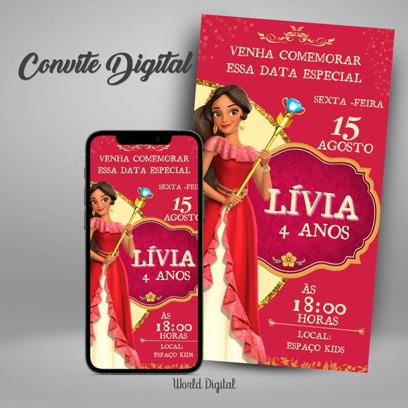 Convite Digital Princesa Elena 02