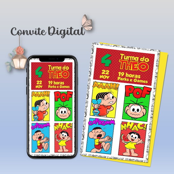 Convite Digital Turma da Mônica 27