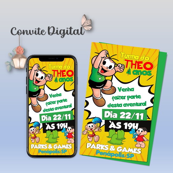 Convite Digital Turma da Mônica 26