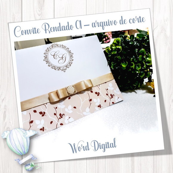 Convite Rendado - Arquivo de Corte Studio 01