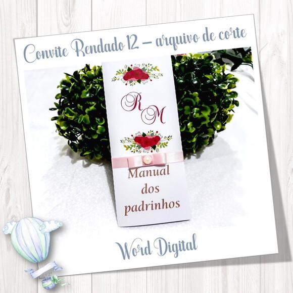 Convite Rendado - Arquivo de Corte Studio 12