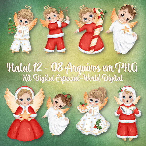 Kit Arquivo Digital em PNG Especial Natal 12