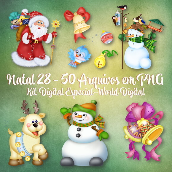Kit Arquivo Digital em PNG Especial Natal 28