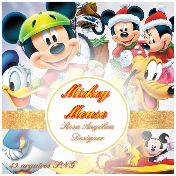 Kit Arquivo Digital em PNG Mickey Mouse