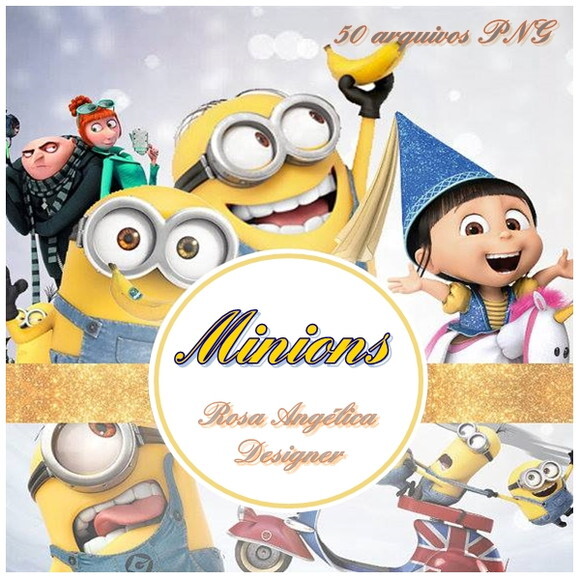 Kit Arquivo Digital em PNG Minions