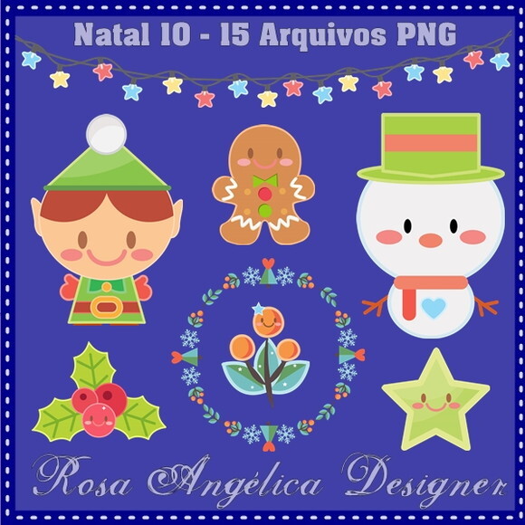 Kit Arquivo Digital em PNG Natal 10