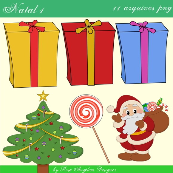 Kit Arquivo Digital em PNG Natal 1