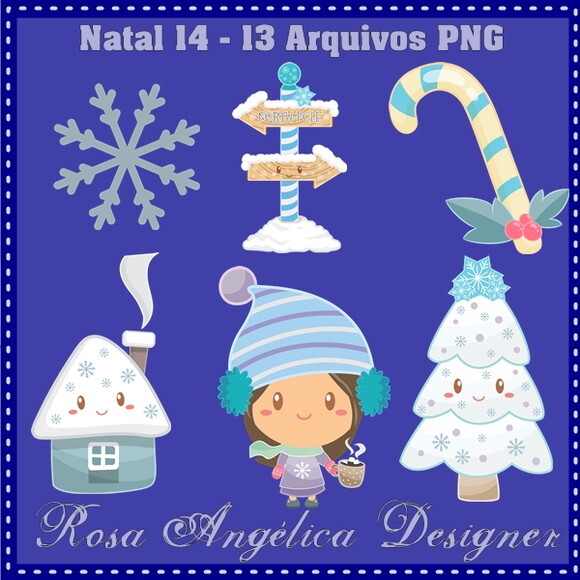 Kit Arquivo Digital em PNG Natal 14