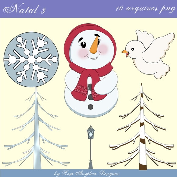 Kit Arquivo Digital em PNG Natal 3