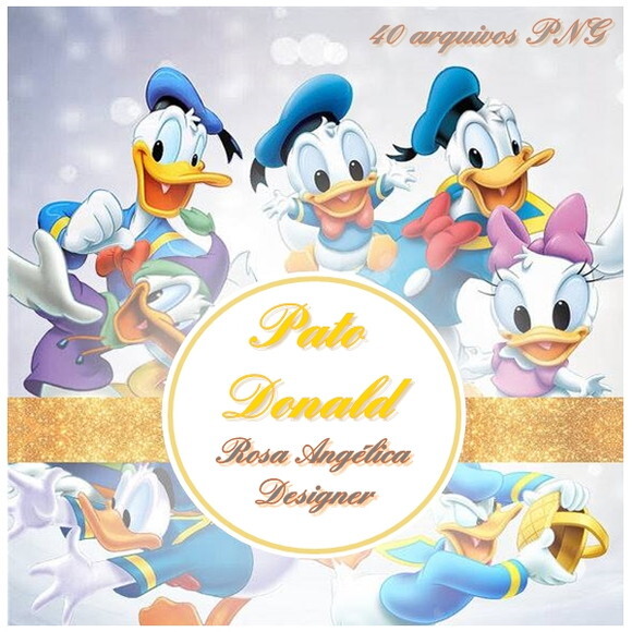 Kit Arquivo Digital em PNG Pato Donald