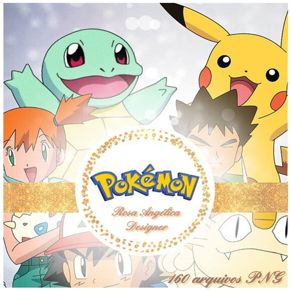 Kit Arquivo Digital em PNG Pokemon