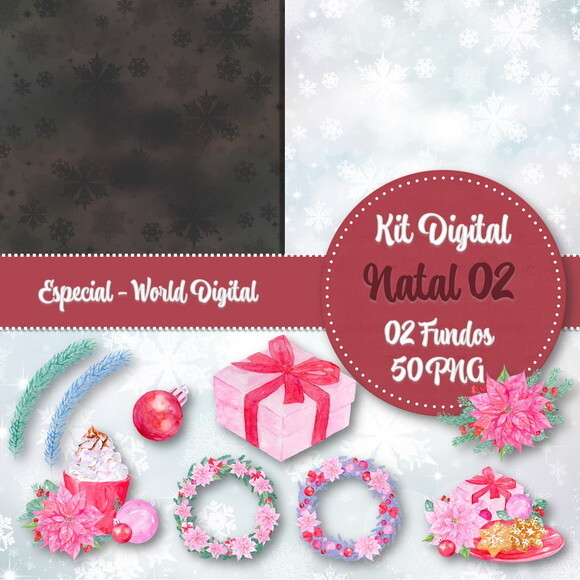 Kit Digital Completo Especial Natal 02