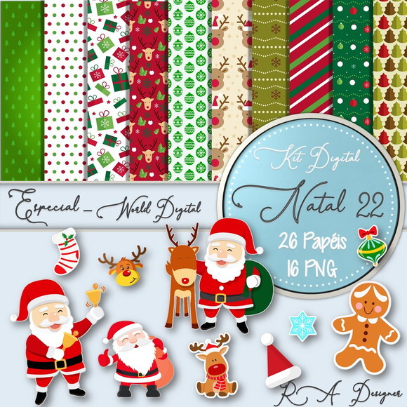 Kit Digital Completo Especial Natal 21