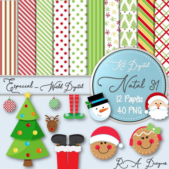 Kit Digital Completo Especial Natal 31