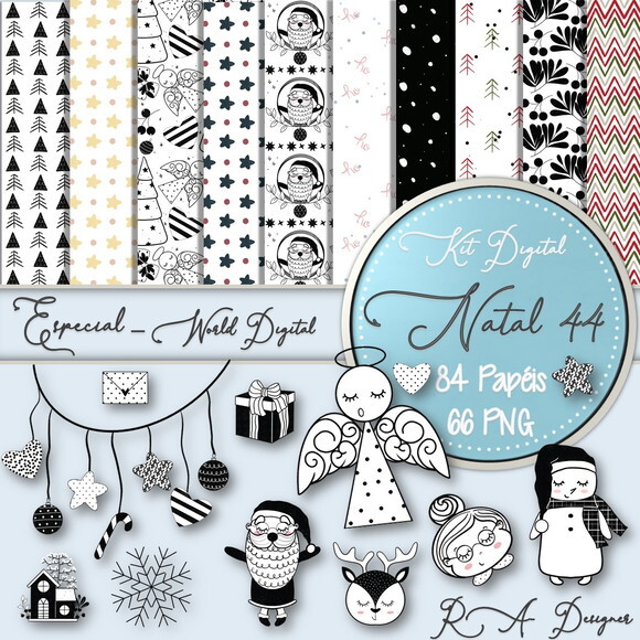 Kit Digital Completo Especial Natal 44