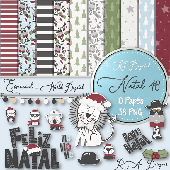 Kit Digital Completo Especial Natal 46