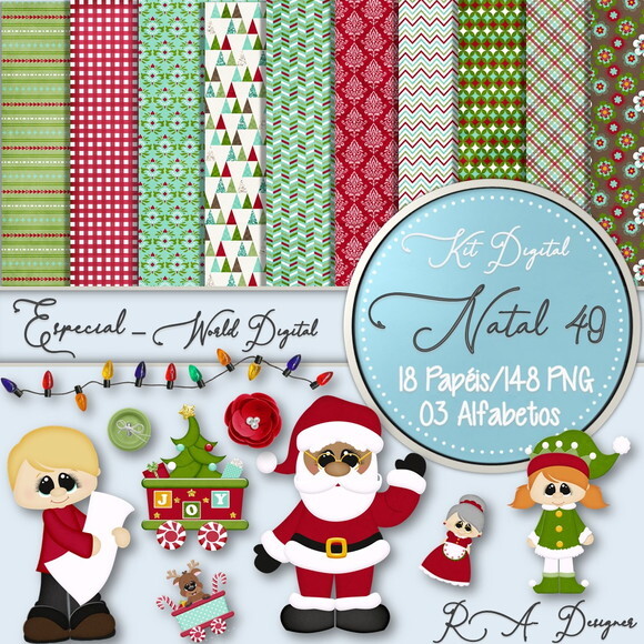 Kit Digital Completo Especial Natal 49
