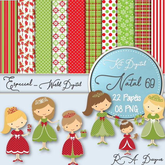 Kit Digital Completo Especial Natal 69